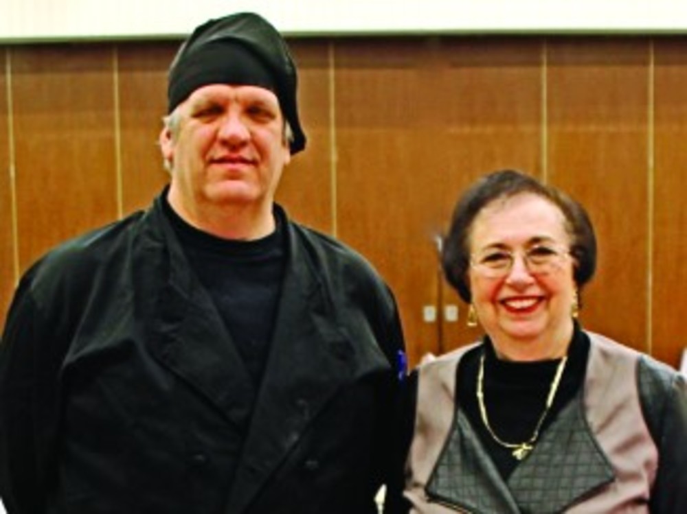 Chef Andrew Esposito and Sandy Ross